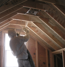 Stockton CA attic spray foam insulation