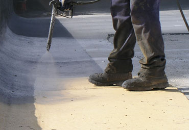 coating systems over Stockton spray foam roof systems